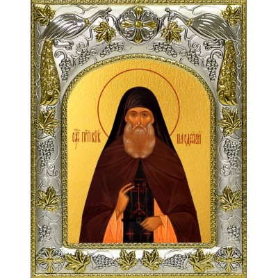 Икона освященная "Кукша Одесский, преподобный", 14x18 см фото