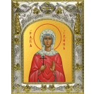 Икона освященная "Ирина Аквилейская, мученица", 14x18 см