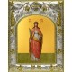 Икона освященная "Лукия Сиракузская, мученица ", 14x18 см