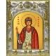 Икона освященная "Михаил Муромский князь, благоверный", 14x18 см