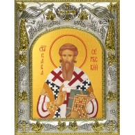 Икона освященная "Савва Сербский", 14x18 см фото