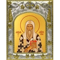 Икона освященная "Феодор (Фёдор) святитель, архиепископ Ростовский", 14x18 см фото