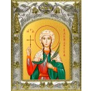 Икона освященная "Василисса Никомидийская, мученица", 14x18 см
