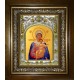 Икона освященная "Аз есмь с вами, и никтоже на вы икона Божией Матери", в киоте 20x24 см