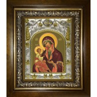 Икона освященная "Гребневская икона Божией Матери", в киоте 20x24 см фото