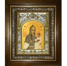 Икона освященная "Взбранной Воеводе икона Божией Матери", в киоте 20x24 см