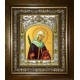 Икона освященная "Апполония Александрийская, Святая мученица", в киоте 20x24 см