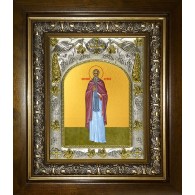 Икона освященная "Арсений Латрийский преподобный", в киоте 20x24 см фото