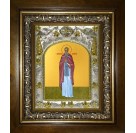 Икона освященная "Арсений Латрийский преподобный", в киоте 20x24 см