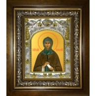 Икона освященная "Анна Новгородская преподобная", в киоте 20x24 см фото