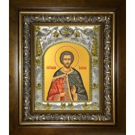 Икона освященная "Авраамий Болгарский мученик", в киоте 20x24 см фото