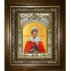 Икона освященная "Аглаида Римская мученица", в киоте 20x24 см