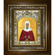 Икона освященная "Александра Амисийская (Понтийская) мученица", в киоте 20x24 см фото