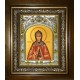 Икона освященная "Александра Дивеевская преподобная", в киоте 20x24 см