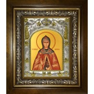 Икона освященная "Александра Дивеевская преподобная", в киоте 20x24 см фото