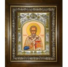 Икона освященная "Александр Иерусалимский", в киоте 20x24 см