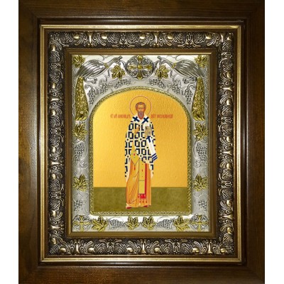 Икона освященная "Александр Иерусалимский", в киоте 20x24 см фото