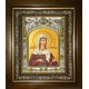 Икона освященная "Анна Готфская", в киоте 20x24 см