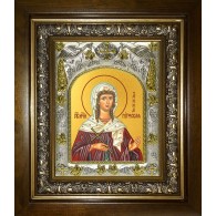 Икона освященная "Анна Готфская", в киоте 20x24 см фото