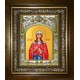 Икона освященная "Анфиса Римская", в киоте 20x24 см