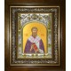 Икона освященная "Артема Листрийский апостол 70-ти, Епископ", в киоте 20x24 см