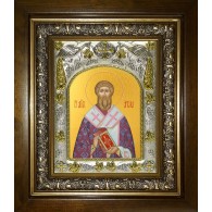 Икона освященная "Артема Листрийский апостол 70-ти, Епископ", в киоте 20x24 см фото