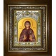 Икона освященная "Апфия(Аппия) Колосская, равноапостольная", в киоте 20x24 см