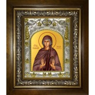 Икона освященная "Апфия(Аппия) Колосская, равноапостольная", в киоте 20x24 см фото
