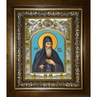 Икона освященная "Арефа Печерский, преподобный", в киоте 20x24 см фото