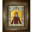Икона освященная "Арсения Сергиевская(Добронравова), Игумения, преподобномученица", в киоте 20x24 см