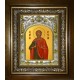 Икона освященная "Артема Кизический, мученик", в киоте 20x24 см