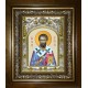 Икона освященная "Архипп Колоссянский, Иерапольский священномученик", в киоте 20x24 см