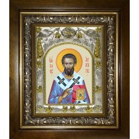 Икона освященная "Архипп Колоссянский, Иерапольский священномученик", в киоте 20x24 см фото