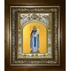 Икона освященная "Афанасия Эгинская, преподобная", в киоте 20x24 см