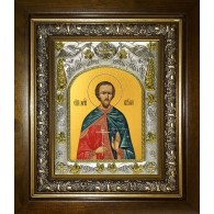 Икона освященная "Авраамий Болгарский, Владимирский мученик", в киоте 20x24 см фото