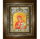 Икона освященная "Тучная гора, икона Божией Матери", в киоте 20x24 см