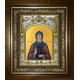 Икона освященная "Геннадий Важеозерский преподобный", в киоте 20x24 см