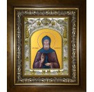 Икона освященная "Геннадий Важеозерский преподобный", в киоте 20x24 см