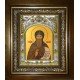 Икона освященная "Виталий Александрийский, преподобный", в киоте 20x24 см