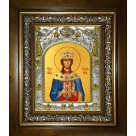 Икона освященная "Екатерина Александрийская, великомученица", в киоте 20x24 см фото