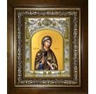 Икона освященная "Ксения (Евсевия) Миласская, диакониса", в киоте 20x24 см