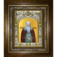 Икона освященная "Герман Аляскинский, преподобный", в киоте 20x24 см фото