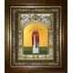 Икона освященная "Герман Соловецкий, преподобный", в киоте 20x24 см