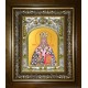 Икона освященная "Димитрий (Дмитрий) Можайский, архиепископ", в киоте 20x24 см