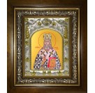 Икона освященная "Димитрий (Дмитрий) Можайский, архиепископ", в киоте 20x24 см