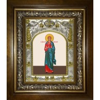 Икона освященная "Дионисий Ефесский, мученик", в киоте 20x24 см фото