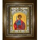 Икона освященная "Дионисий Фракийский, мученик", в киоте 20x24 см