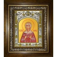 Икона освященная "Домника (Домнина) Аназаровская (Киликийская), мученица", в киоте 20x24 см фото