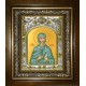 Икона освященная "Есия мученица", в киоте 20x24 см