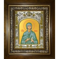 Икона освященная "Есия мученица", в киоте 20x24 см фото